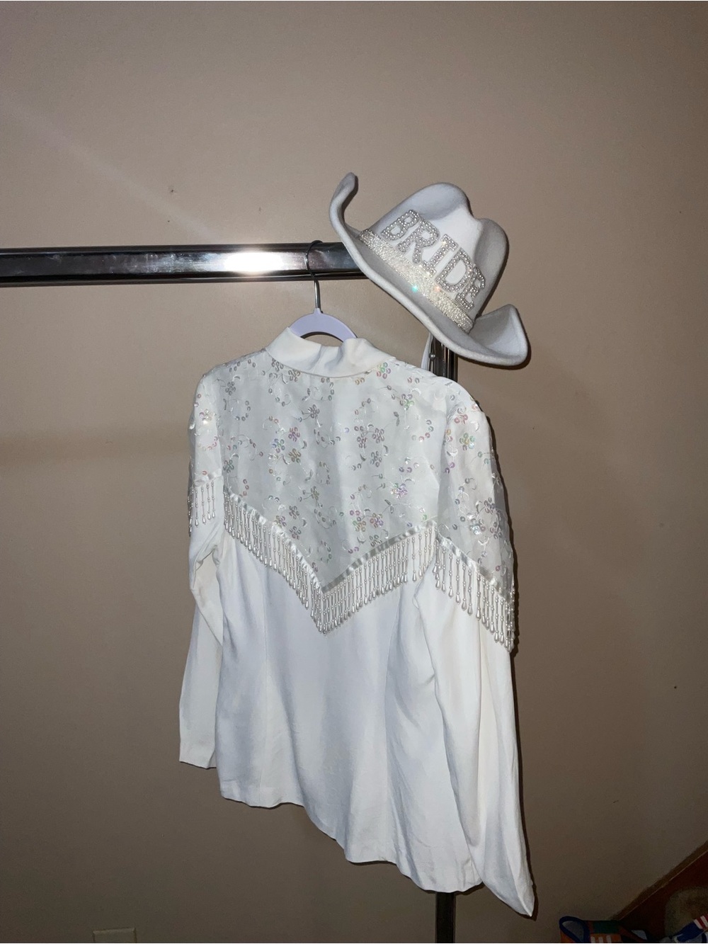 3 Piece Western Cowgirl Bridal Set